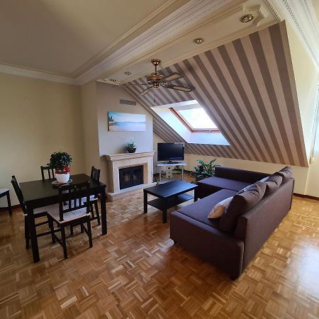 106A Atico Con Garaje Y Chimenea Cerca De La Playa Apartment Gijon Luaran gambar