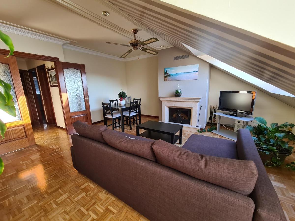 106A Atico Con Garaje Y Chimenea Cerca De La Playa Apartment Gijon Luaran gambar
